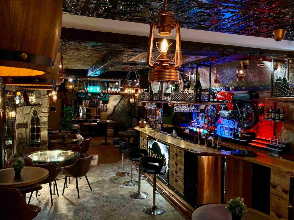 Interior of Watson's Cocktail Bar, Leicester